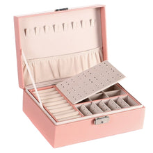 Load image into Gallery viewer, Image shows Rose Pink BellaVita Jewellery Box against a white background.
