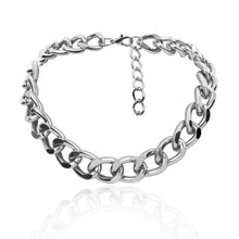 Load image into Gallery viewer, Image shows silver-tone Benita Chunky Choker against a white background.

