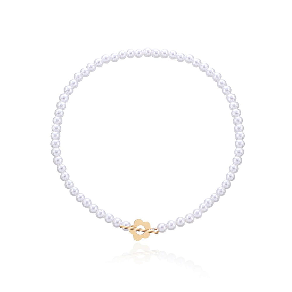 Image shows gold-finish Justine Choker on a white background.