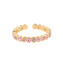 Load image into Gallery viewer, Image shows Pink gold-tone ring.
